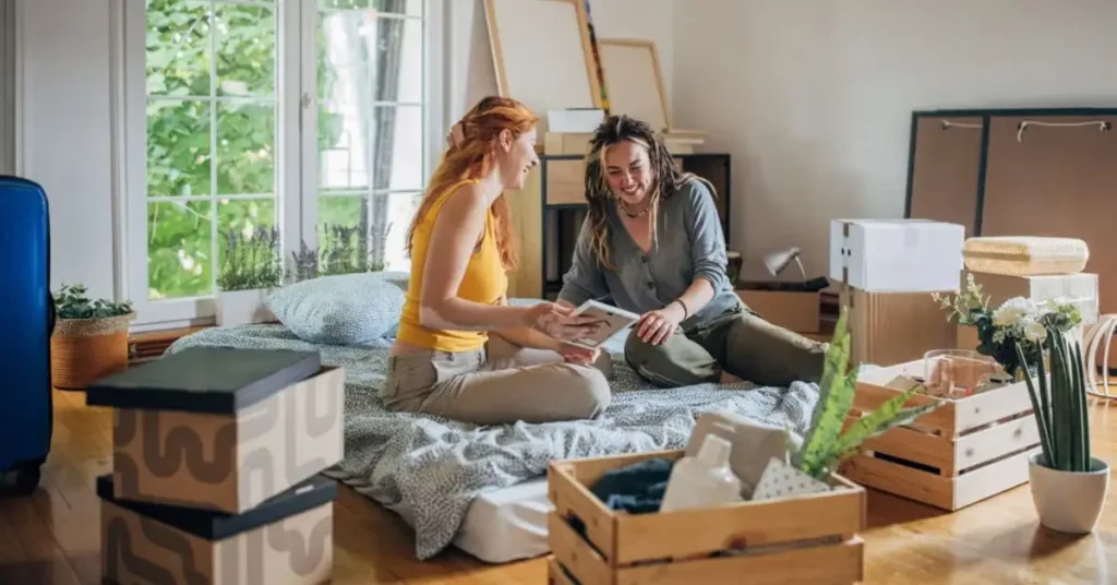 decluttering while moving