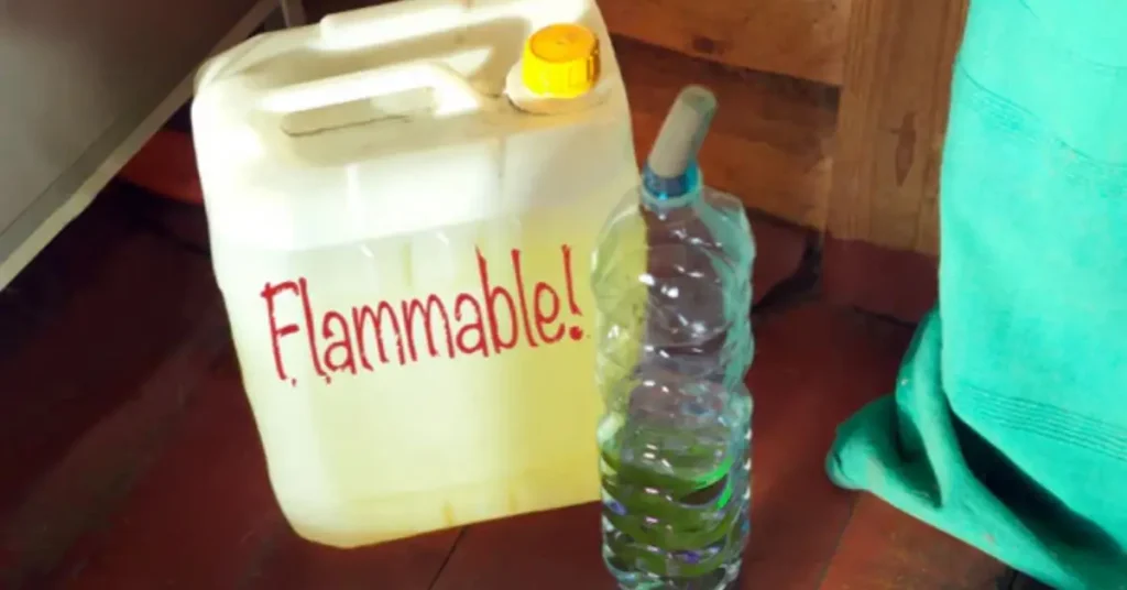 flammable liquids in the home