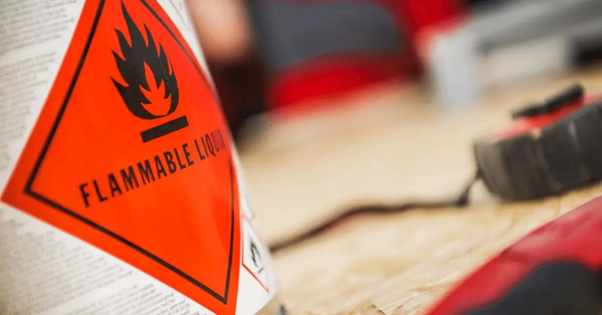 flammable liquids in the home