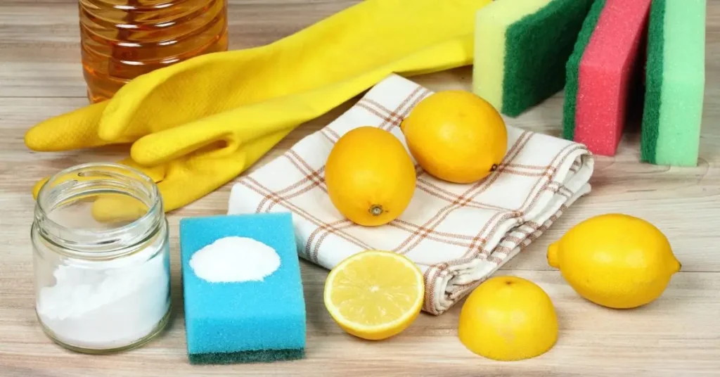 how to clean things with lemon juice