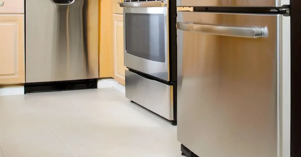 how to clean under refrigerator stove dishwasher