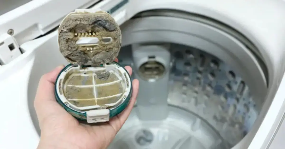 how to clean washing machine lint trap