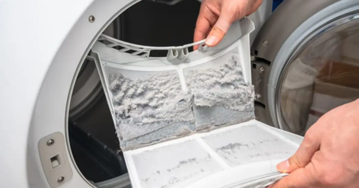 how to clean washing machine lint trap