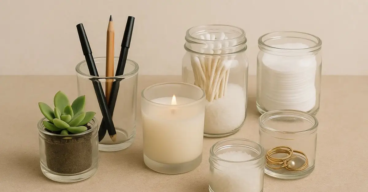 how to reuse candle jars