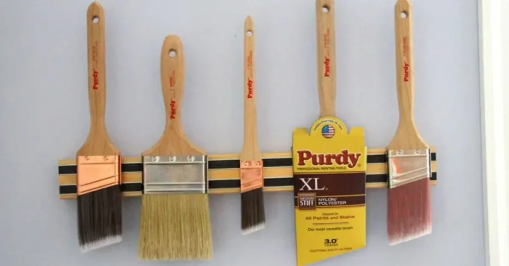 how to store paint brushes