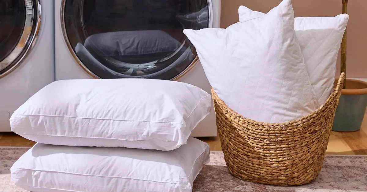 how to wash pillows the right way