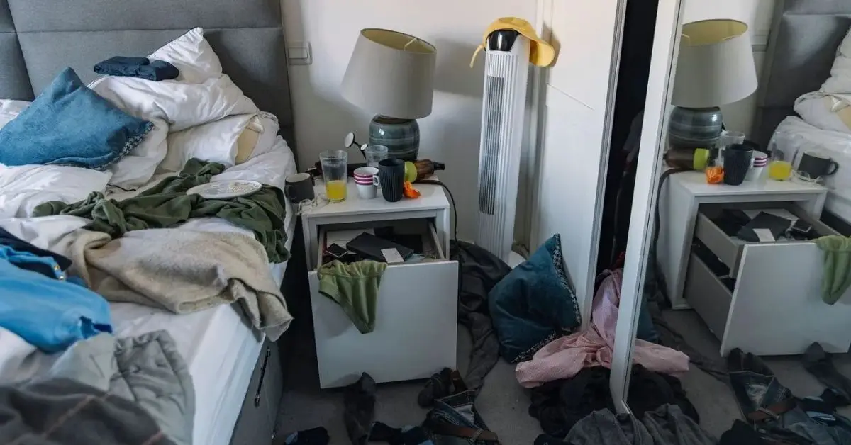things organizers notice in messy bedroom