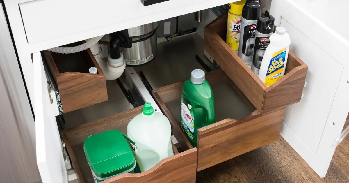 things to remove from under kitchen sink