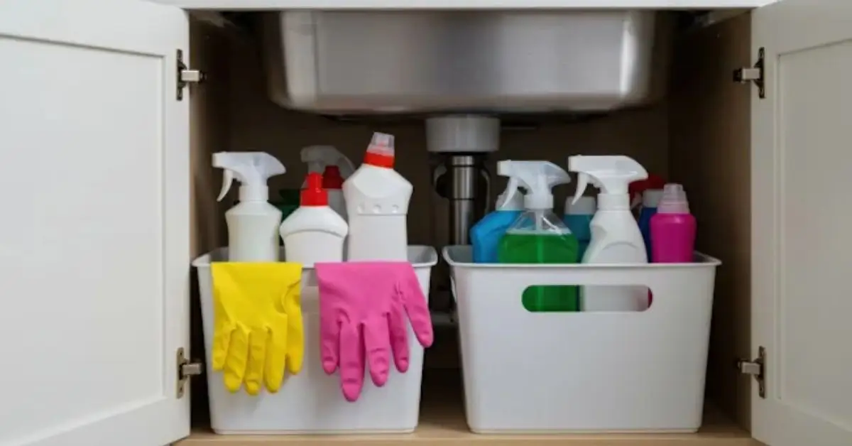 things to remove from under kitchen sink