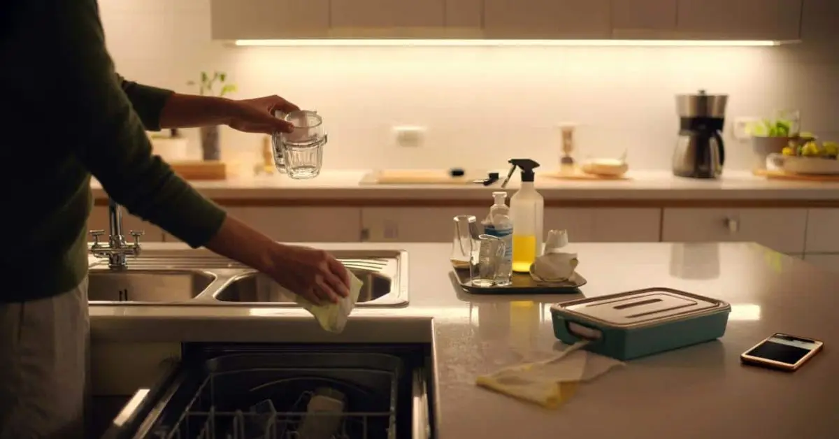 what to remove from kitchen counters before bed