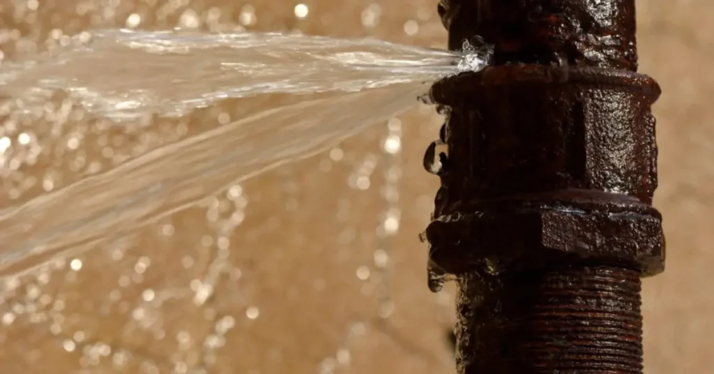 who pays when neighbor pipe bursts