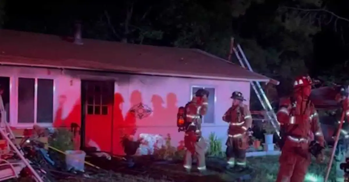 Home Fire in Orangevale
