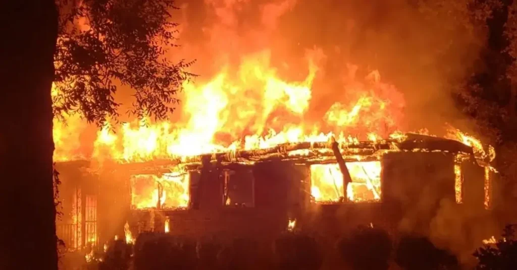 Mobile Home Fire in Anderson