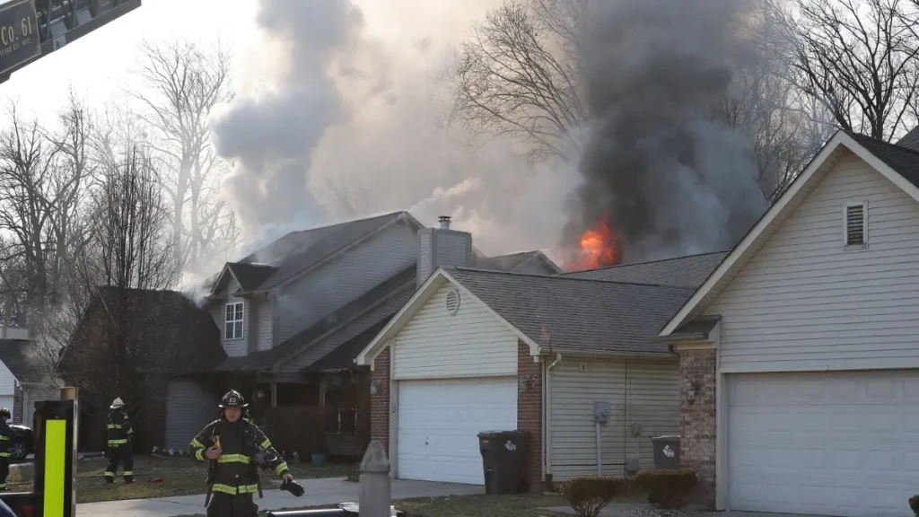 North Indianapolis Home Fire