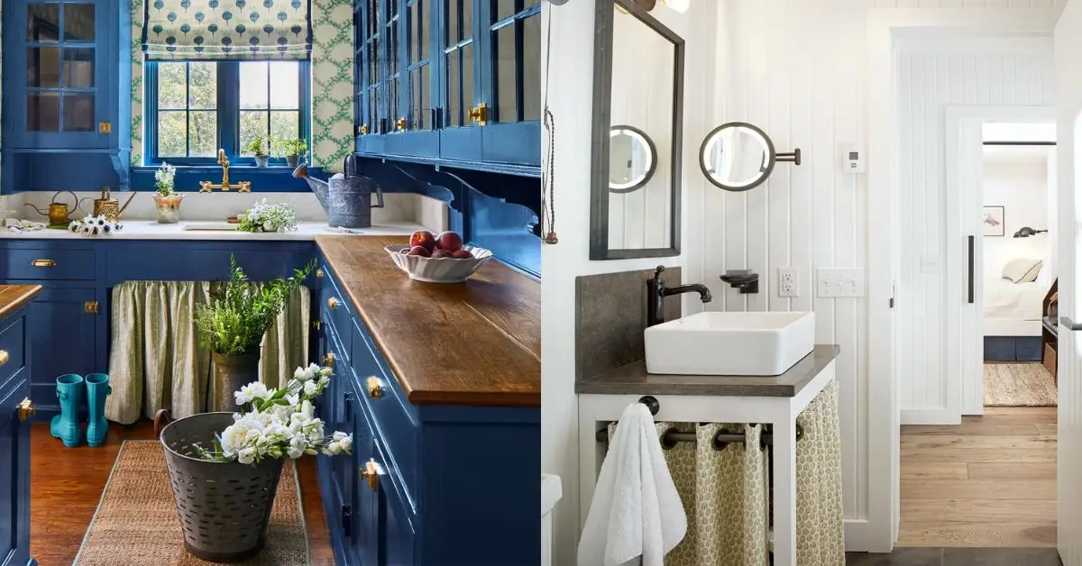 are sink skirts sanitary in a kitchen or bathroom