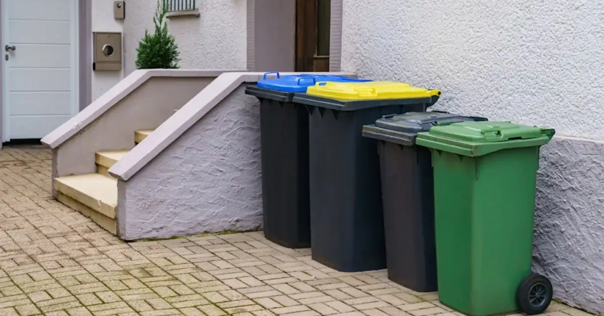 can you put overflow trash in a neighbors bin