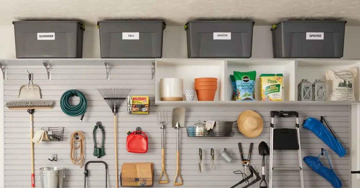 can you store paint in garage