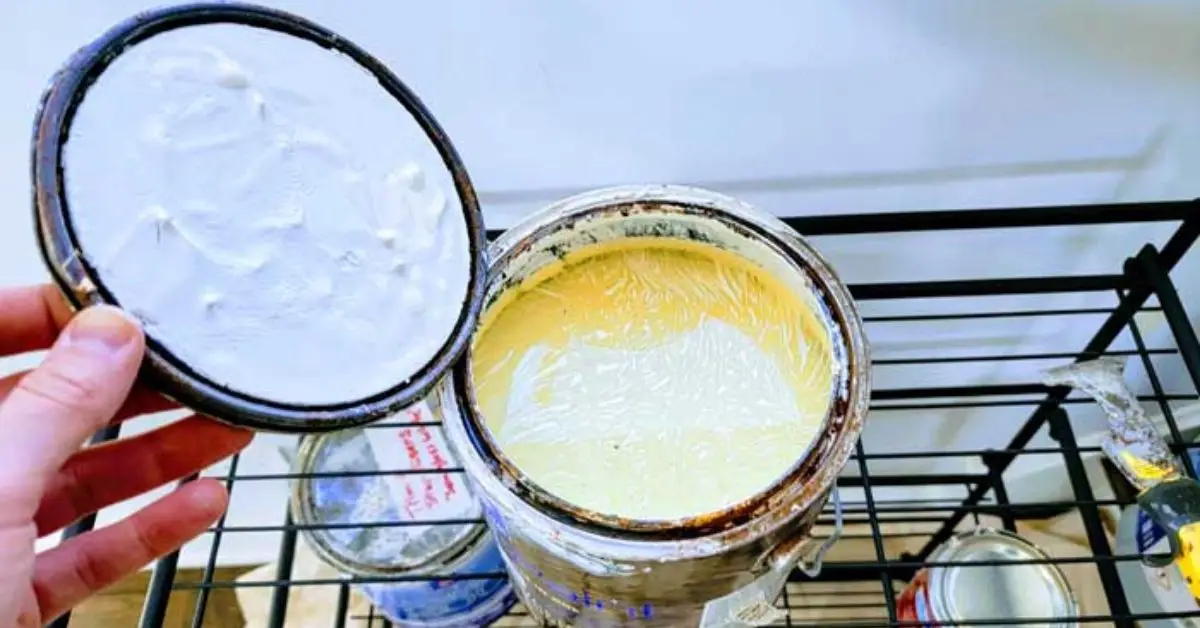 can you store paint in garage