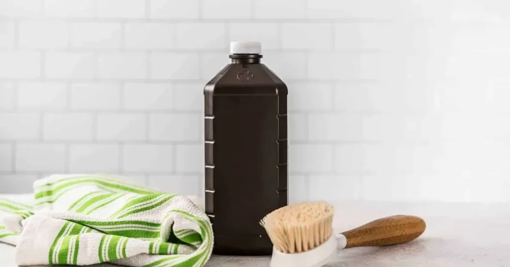 cleaning bathroom with hydrogen peroxide