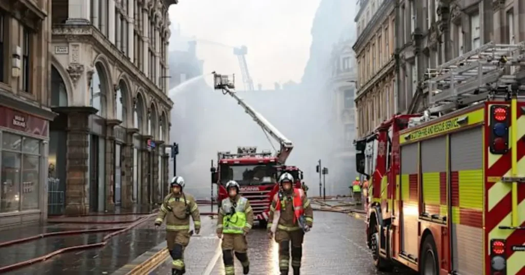 house fire in New Abbey