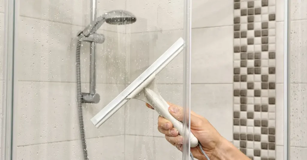 how to clean shower doors with vinegar