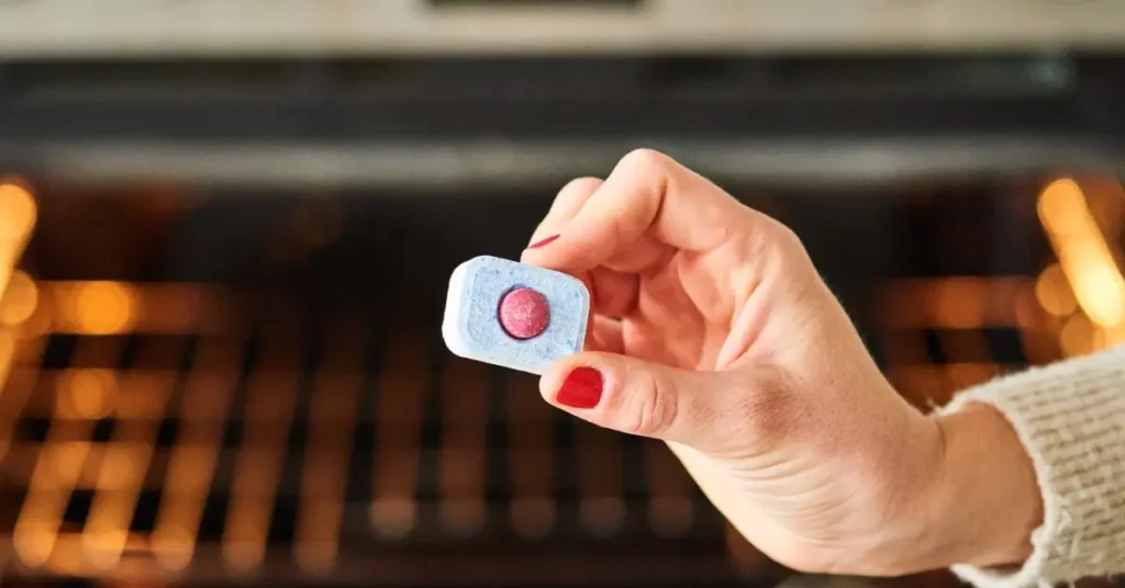 how to clean stovetop with dishwasher tablet