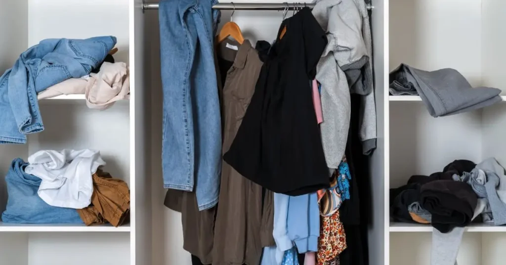 how to declutter clothes