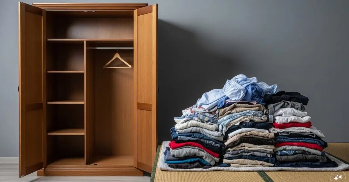how to declutter clothes