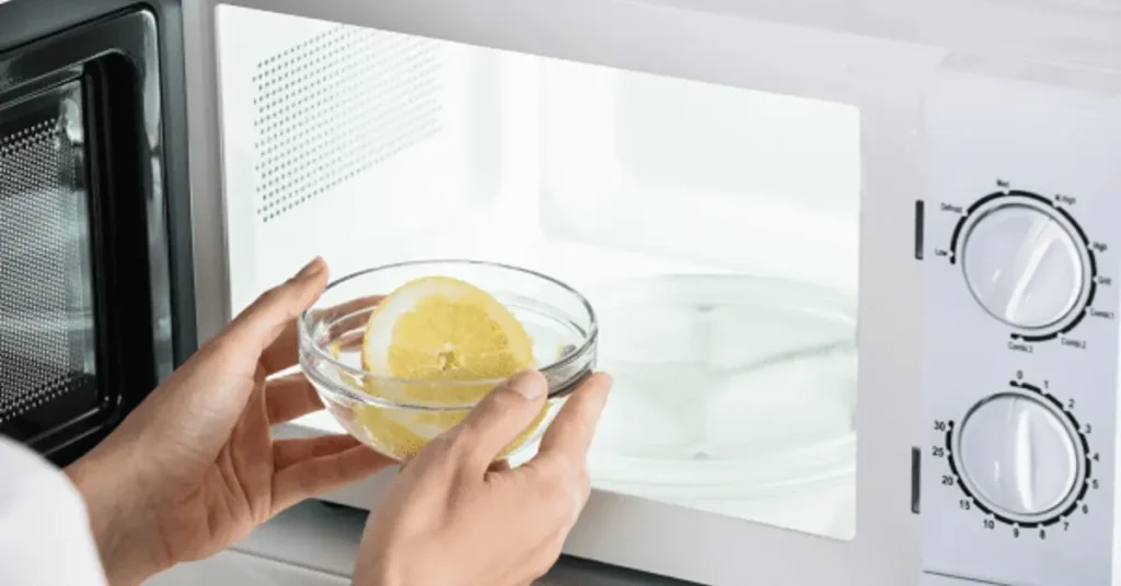 how to steam clean a microwave