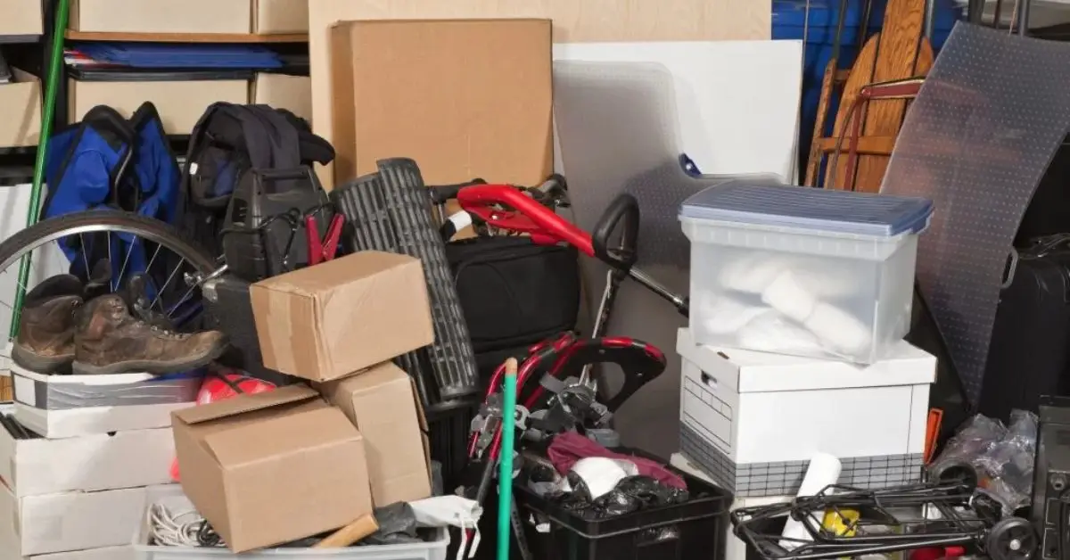 items to declutter from garage after winter