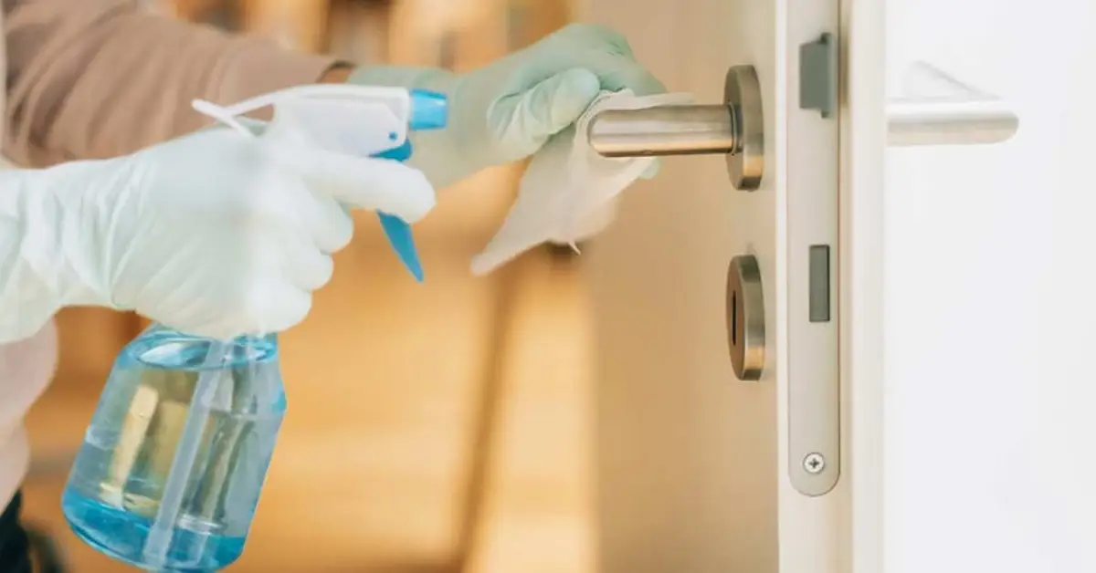 surfaces to clean after someone in your home had the flu
