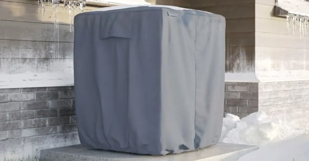when to remove AC cover in spring