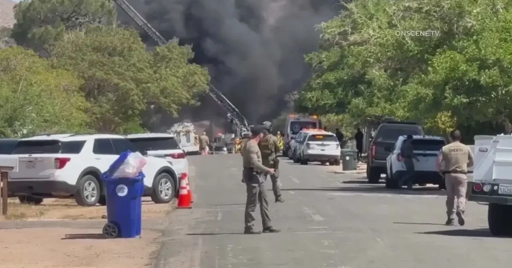 Apple Valley Home Fire