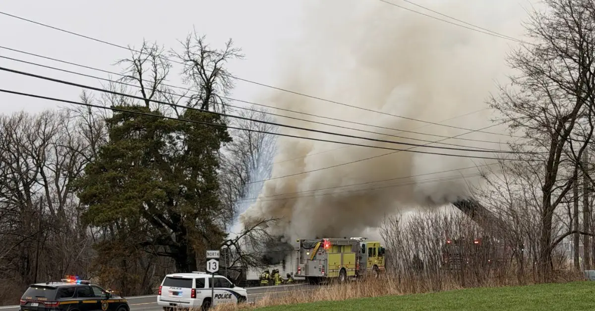 House Fire in Dryden