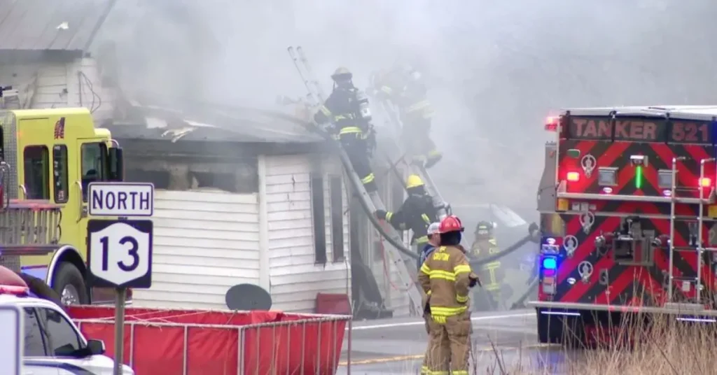 House Fire in Dryden
