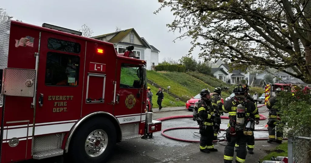 House Fire in North Everett