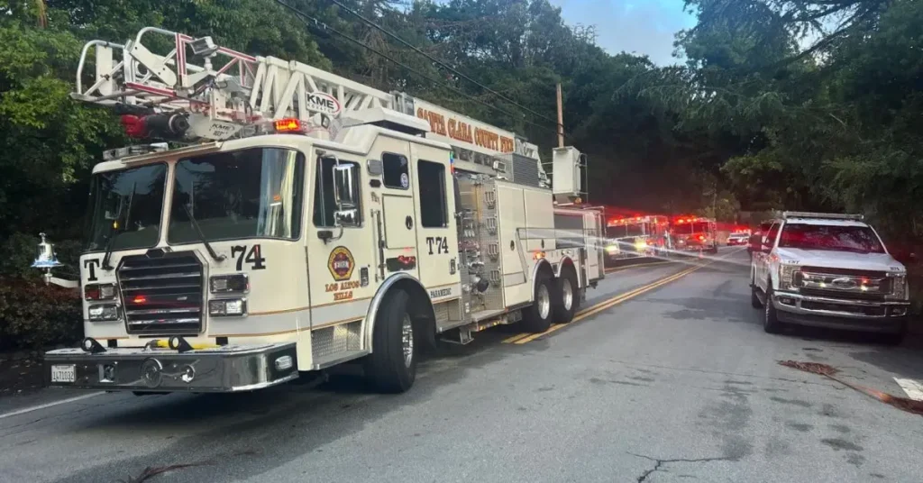 House Fire in Saratoga