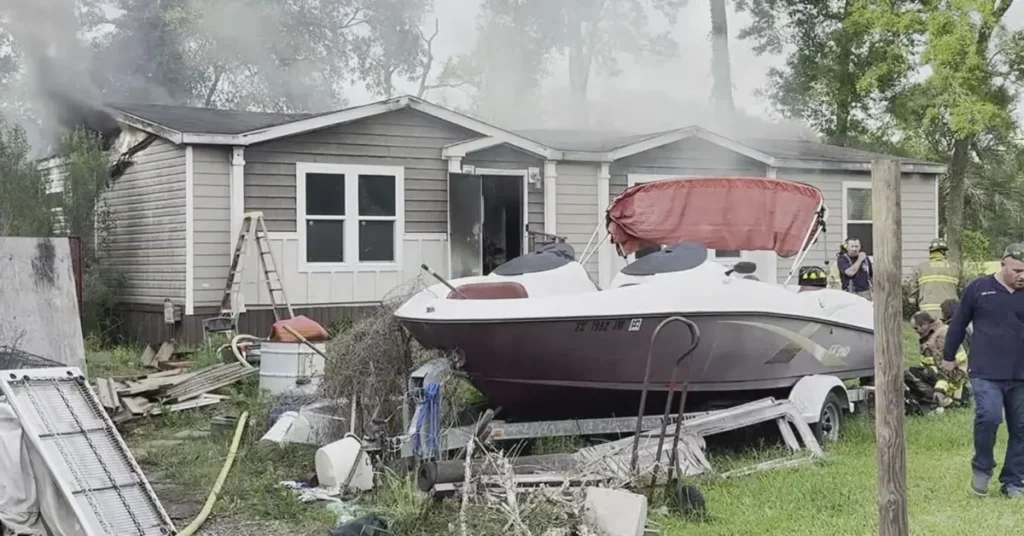 House fire in Deweyville