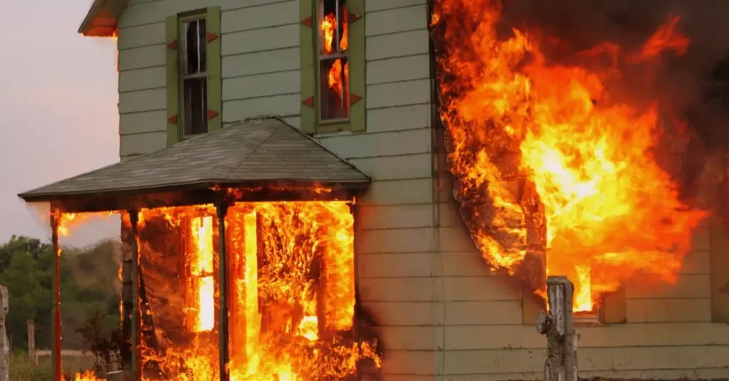 Lawrence House Fire