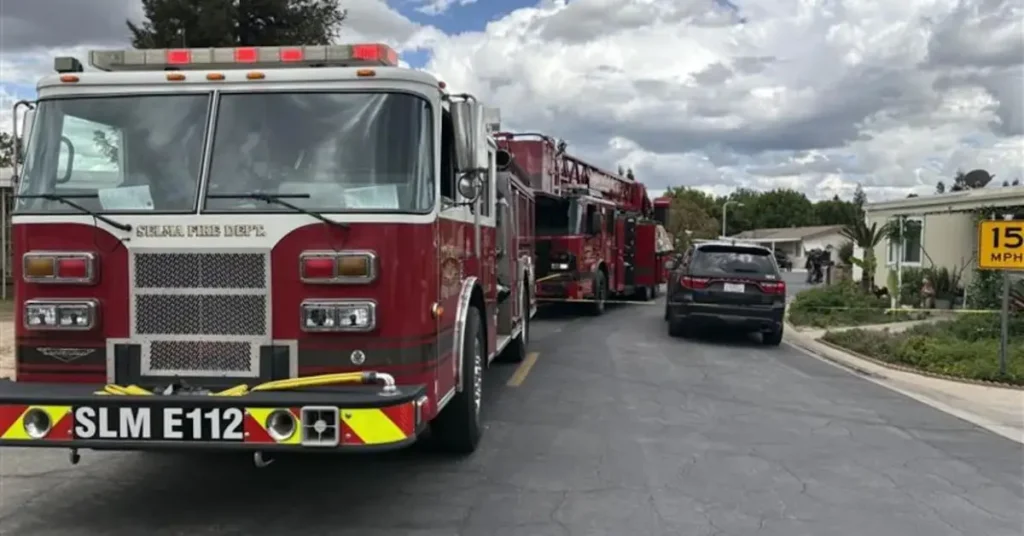 Mobile Home Fire In Selma