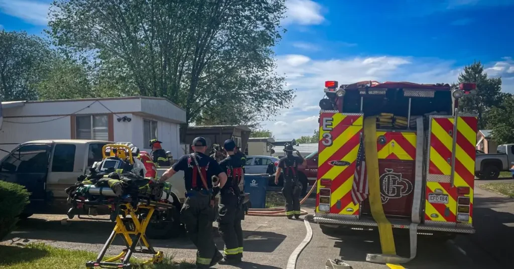 Mobile Home Fire in Grand Junction