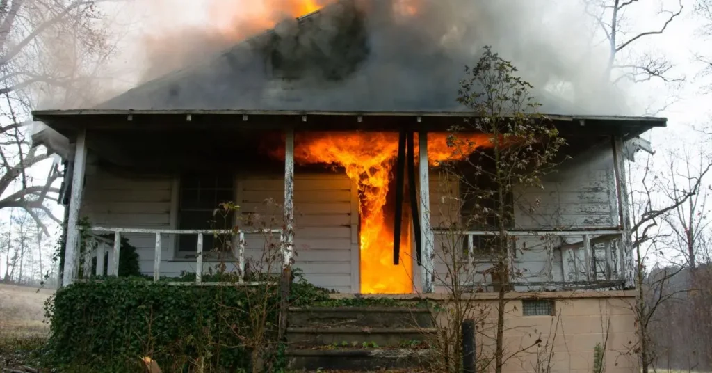 Rural Green County House Fire