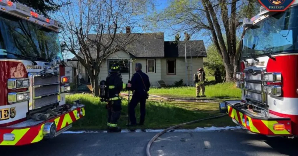 Spokane Valley Vacant House Fire