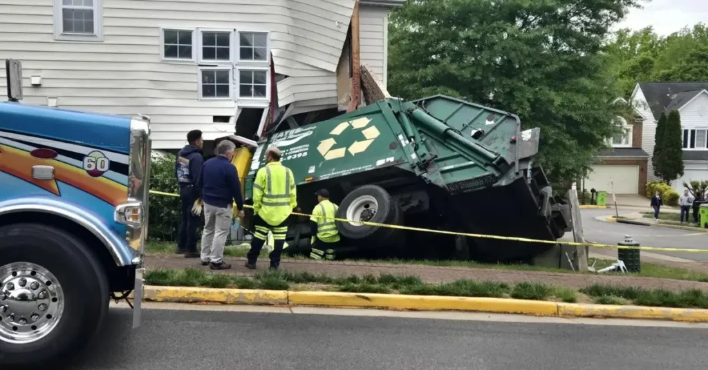 Truck Slams Into Fairfax County House