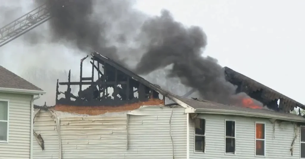 house fire in Elkhart County