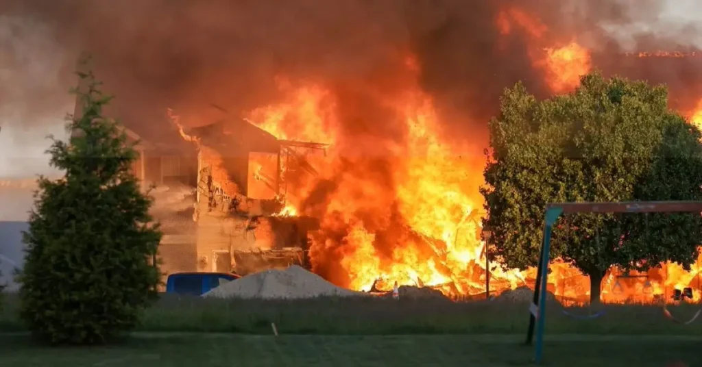 East Peoria Home Fire