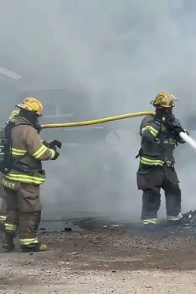 Garage Blaze in Waterloo