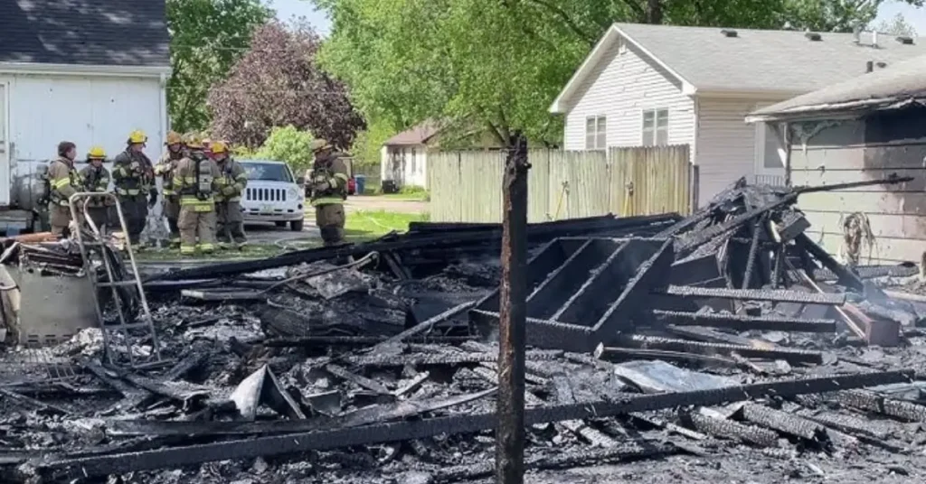 Garage Blaze in Waterloo