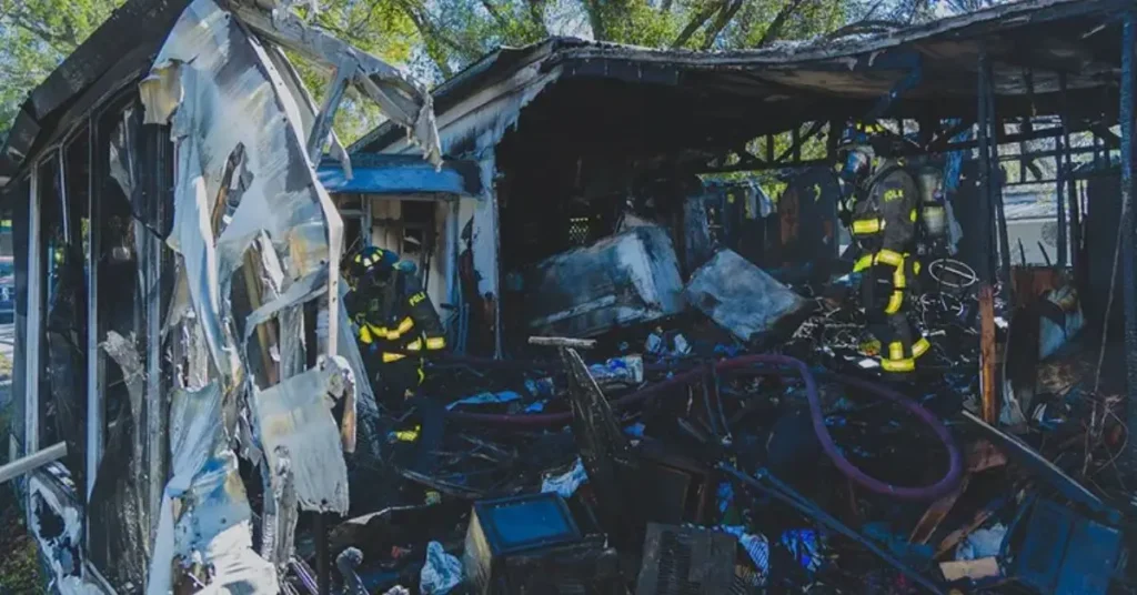 Lakeland Mobile Home Fire