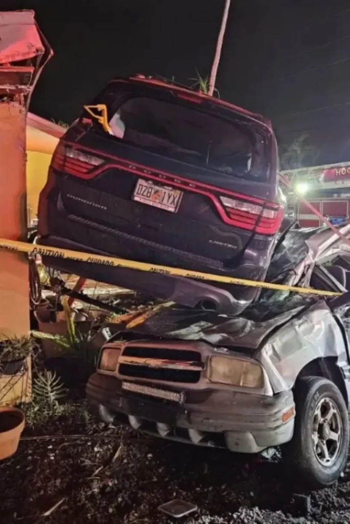 Clearwater Crashes Into Home and Car